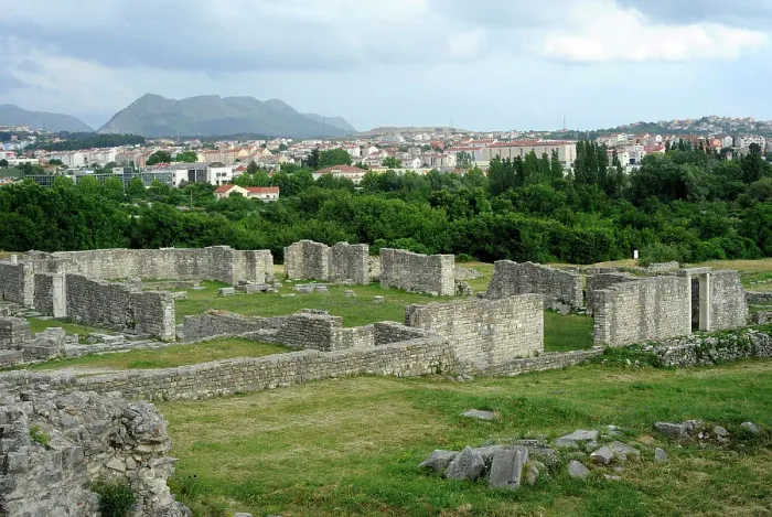 Framed Print : Croatia, Solin. City of Salona. Colonia Martia Ivlia Valeria Framed Print : Croatia, Solin. City of Salona. Colonia Martia Ivlia Valeria