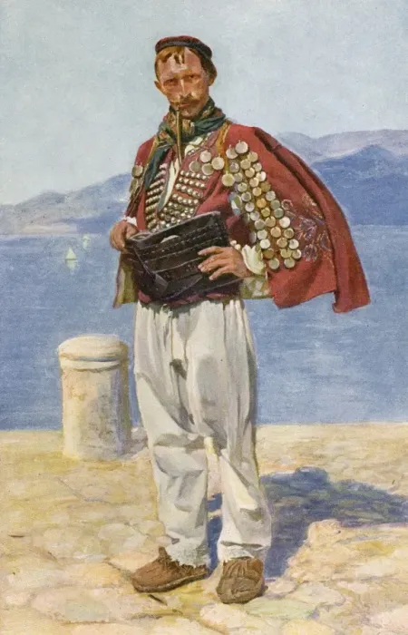 Framed Print : Croatia - Traditional National Costume (2 / 8) Framed Print : Croatia - Traditional National Costume (2 / 8)