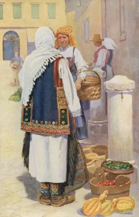 Framed Print : Croatia - Traditional National Costume (8 / 8) Framed Print : Croatia - Traditional National Costume (8 / 8)
