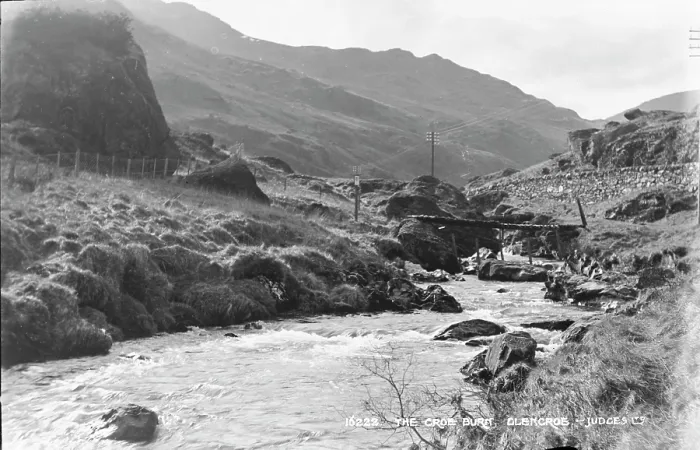 Framed Print : The Croe Burn, Glenicroe Framed Print : The Croe Burn, Glenicroe