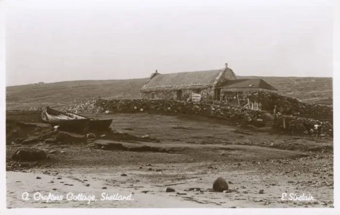 Framed Print : A Crofters Cottage, Shetland, Scotland Framed Print : A Crofters Cottage, Shetland, Scotland