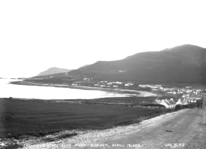 Framed Print : Crohaun and Achill Head from Dooagh, Achill Island Framed Print : Crohaun and Achill Head from Dooagh, Achill Island