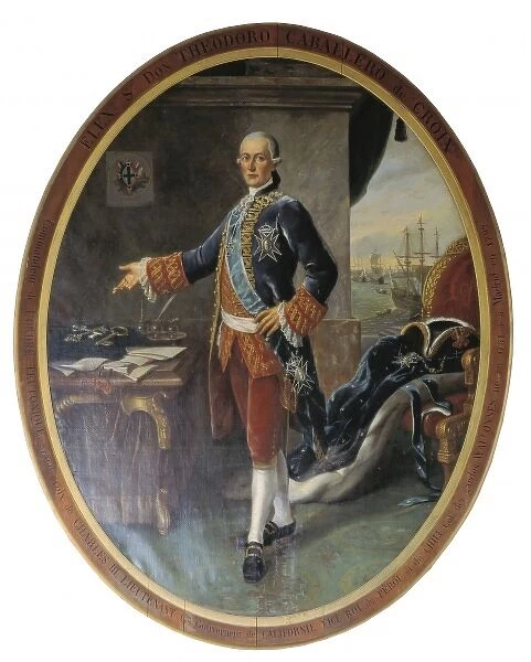 CROIX, Teodoro Caballero de (h. 1730-1792). Viceroy