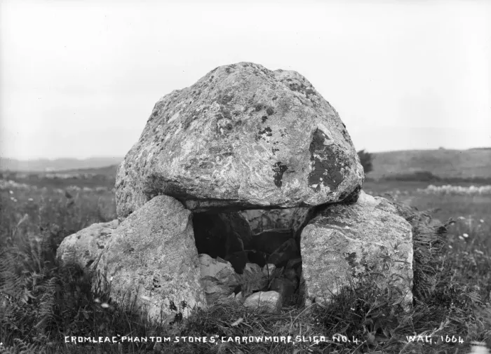 Framed Print : Cromleac, Phantom Stones, Carrowmore, Sligo. No. 4 Framed Print : Cromleac, Phantom Stones, Carrowmore, Sligo. No. 4