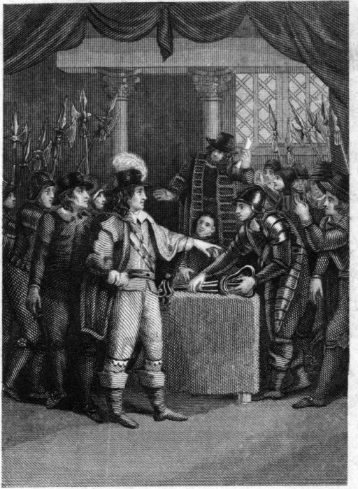 Framed Print : Cromwell dissolving the Long Parliament Framed Print : Cromwell dissolving the Long Parliament