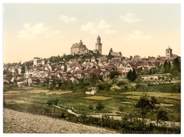Framed Print : Cronberg, Frankfort on Main (i. e. Frankfurt am Main), German Framed Print : Cronberg, Frankfort on Main (i. e. Frankfurt am Main), German