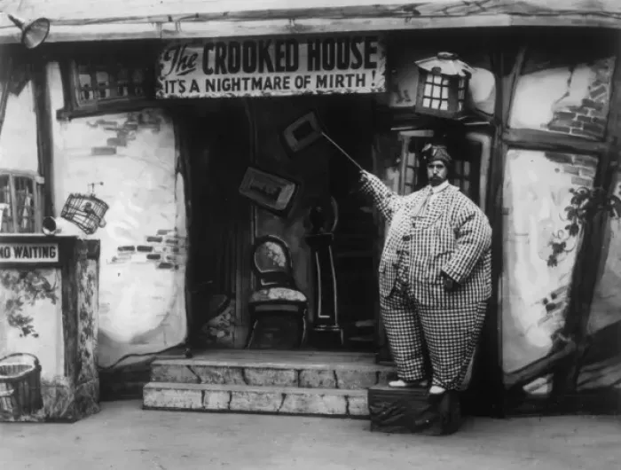 Framed Print : Crooked House / Butlins Framed Print : Crooked House / Butlins