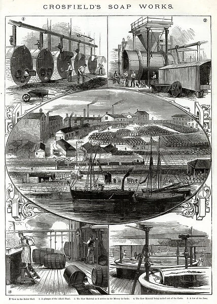Crosfields soap works, Warrington 1886