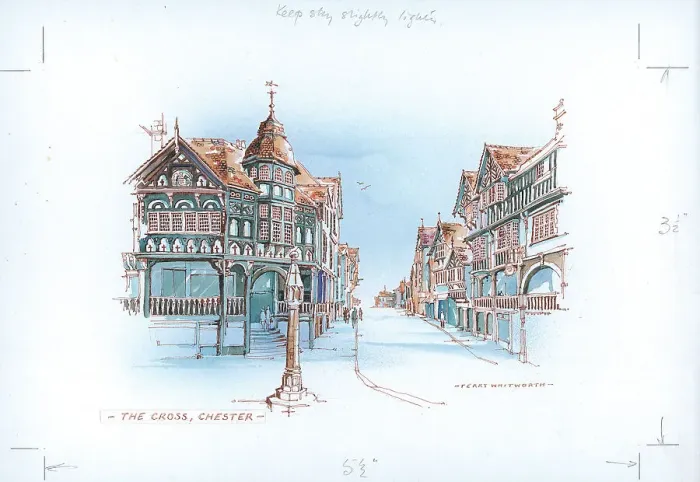 Framed Print : The Cross, Chester Framed Print : The Cross, Chester