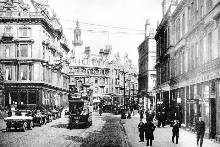 Framed Print : Cross, Glasgow early 1900's Framed Print : Cross, Glasgow early 1900's