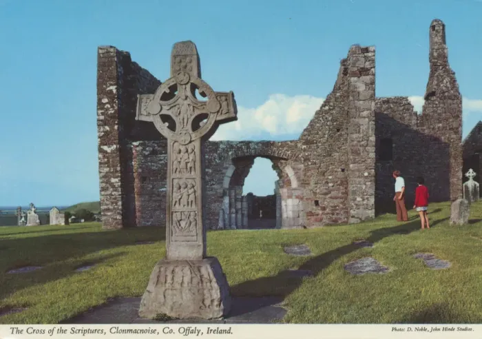 Framed Print : The Cross of the Scriptures, Clonmacnoise, County Offaly Framed Print : The Cross of the Scriptures, Clonmacnoise, County Offaly