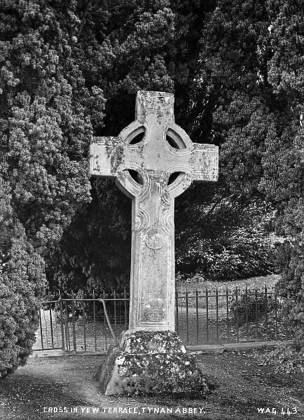 Cross in Yew Terrace, Tynan Abbey