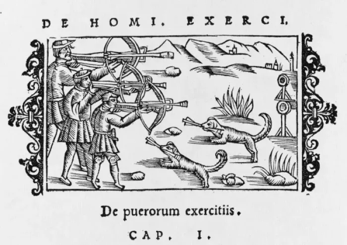 Framed Print : Crossbow Archery 1555 Framed Print : Crossbow Archery 1555