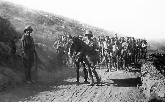 Framed Print : Crossing the Ladder of Tyre on the way to Beirut during WW1 Framed Print : Crossing the Ladder of Tyre on the way to Beirut during WW1