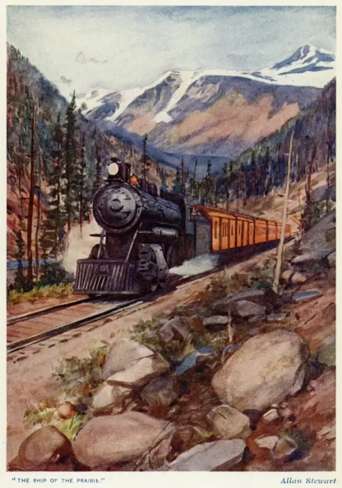 Framed Print : Crossing the Rockies Framed Print : Crossing the Rockies