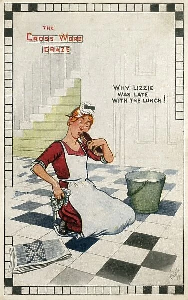 Crossword Craze - Distracted housemaid