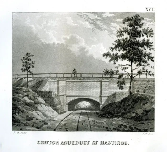 Framed Print : Croton aqueduct at Hastings Framed Print : Croton aqueduct at Hastings