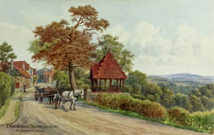 Framed Print : Crowborough Beacon, Frant, near Tunbridge Wells, Kent