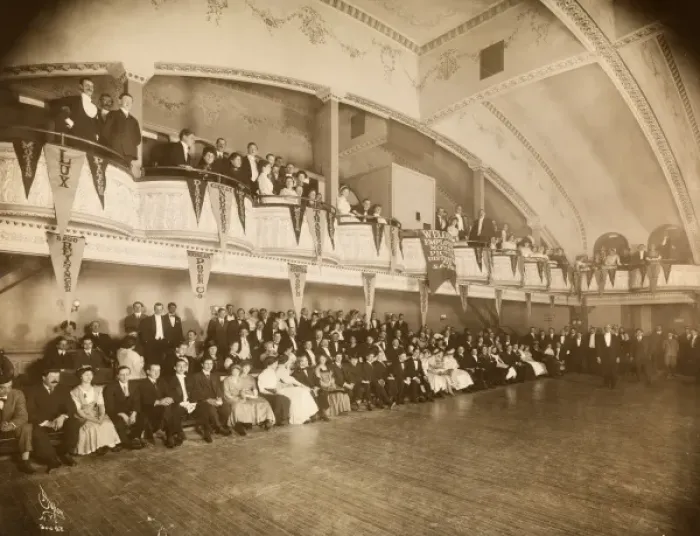 Framed Print : Crowd in auditorium Framed Print : Crowd in auditorium