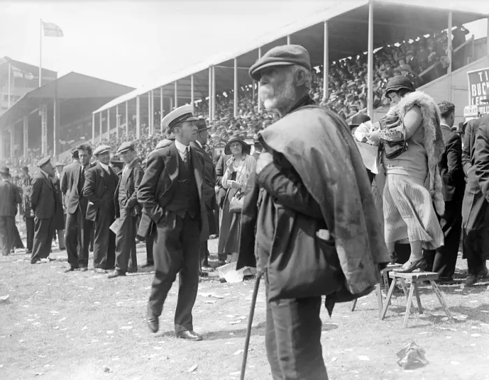 Framed Print : Crowd at the Derby / 1930 Framed Print : Crowd at the Derby / 1930