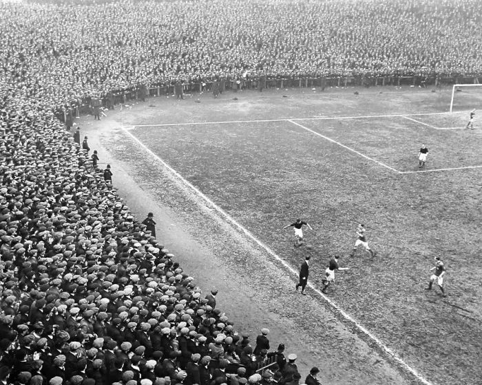 Framed Print : Crowd at a football match Framed Print : Crowd at a football match
