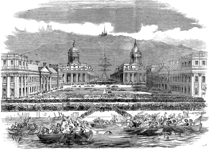 Framed Print : The Crowd at Greenwich for the passing of the Great Eastern Framed Print : The Crowd at Greenwich for the passing of the Great Eastern