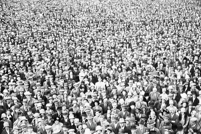 Framed Print : A crowd of people Framed Print : A crowd of people