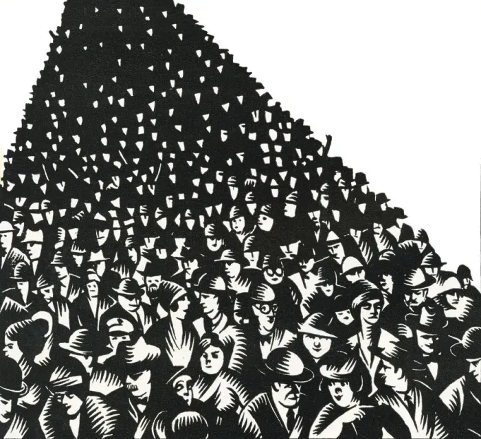 Framed Print : Crowd scene Framed Print : Crowd scene