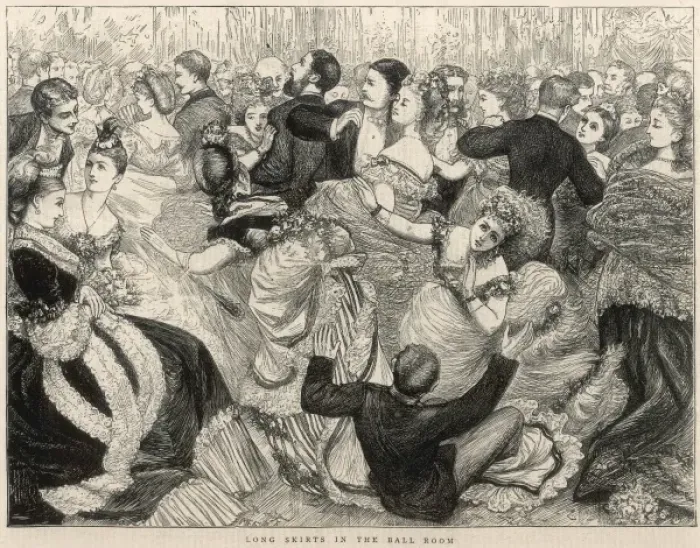 Framed Print : A Crowded Ballroom Framed Print : A Crowded Ballroom