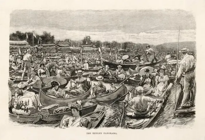 Framed Print : Crowded River at Henley Framed Print : Crowded River at Henley