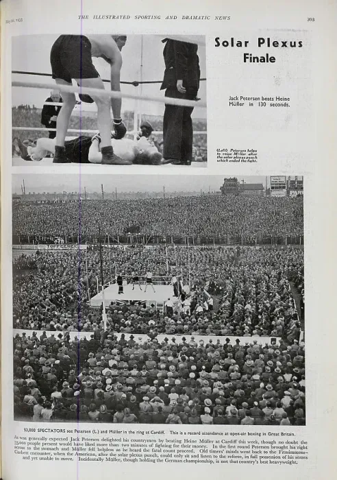 Framed Print : Crowds at a Boxing Match Framed Print : Crowds at a Boxing Match