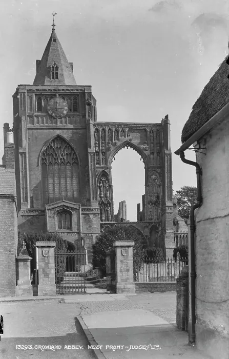 Framed Print : Crowland Abbey West Front Framed Print : Crowland Abbey West Front