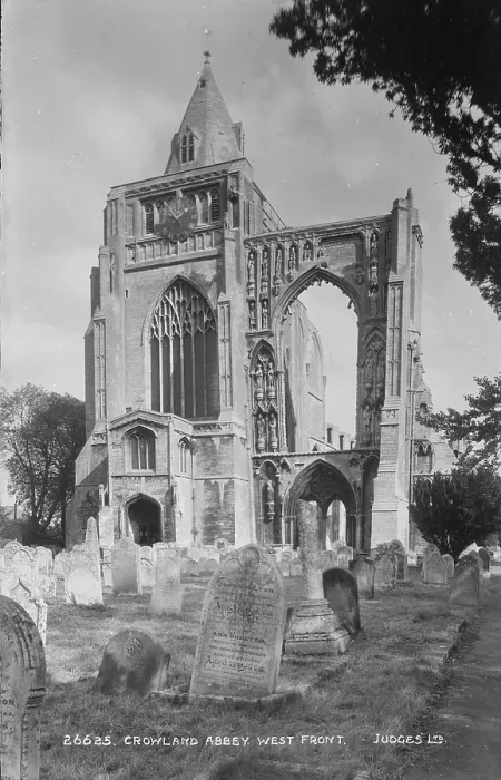 Framed Print : Crowland Abbey - West Front Framed Print : Crowland Abbey - West Front