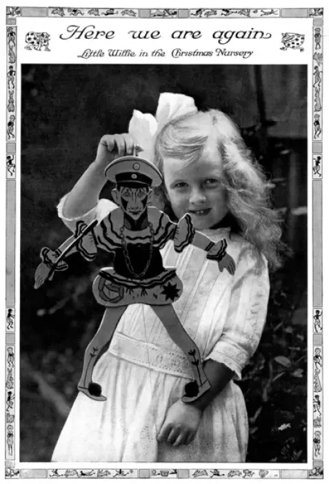 Framed Print : Crown prince puppet toy, WW1 Framed Print : Crown prince puppet toy, WW1