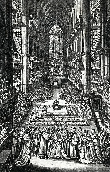 The Crowning of Queen Victoria at Her Coronation