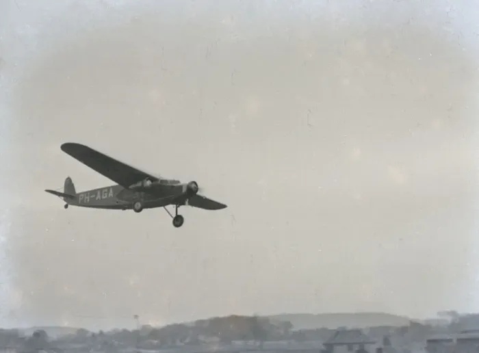 Framed Print : Croydon Airport - Fokker F. IX PH-AGA Framed Print : Croydon Airport - Fokker F. IX PH-AGA