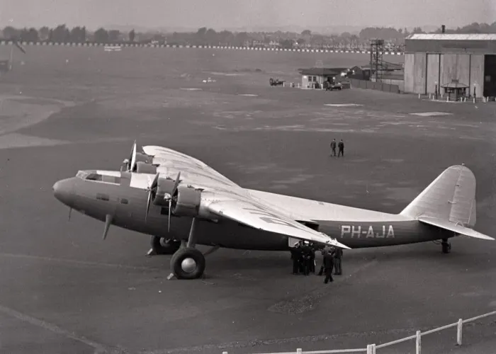 Framed Print : Croydon Airport - Fokker F. XXXVI PH-AJA Framed Print : Croydon Airport - Fokker F. XXXVI PH-AJA
