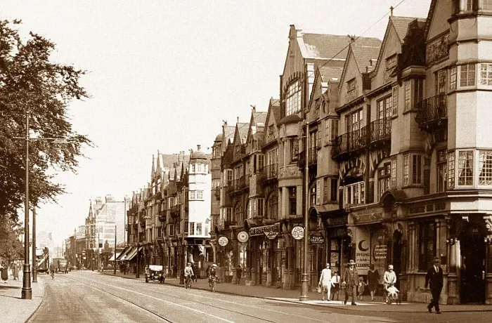 Framed Print : Croydon West - Royal Parade probably 1920s Framed Print : Croydon West - Royal Parade probably 1920s