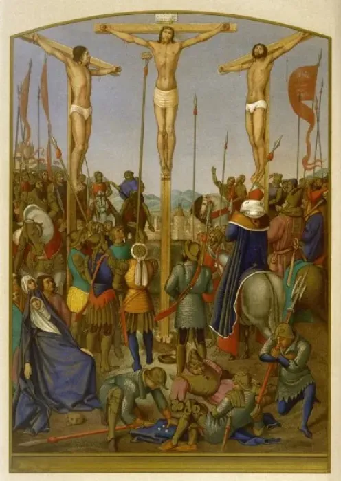 Framed Print : Crucifixion / Fouquet Framed Print : Crucifixion / Fouquet