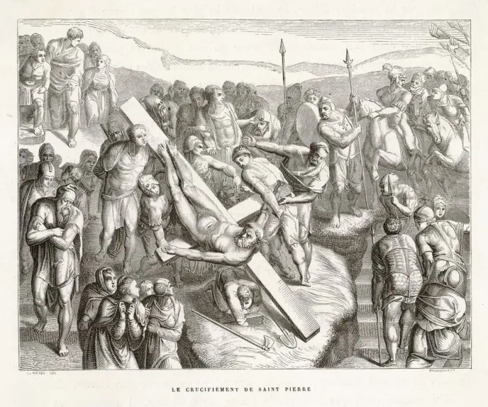 Framed Print : Crucifixion of Saint Peter