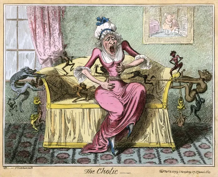 Framed Print : CRUIKSHANK: CHOLIC
