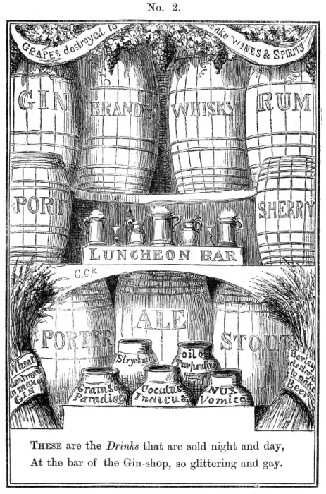 Framed Print : Cruikshank, The Gin Shop, plate 2 Framed Print : Cruikshank, The Gin Shop, plate 2