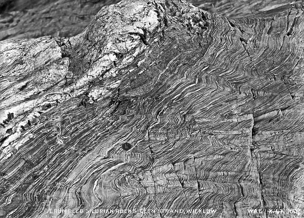 Crumpled Silurian Rocks, Glen Strand, Wicklow