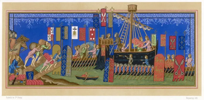 Framed Print : Crusaders Ships Framed Print : Crusaders Ships
