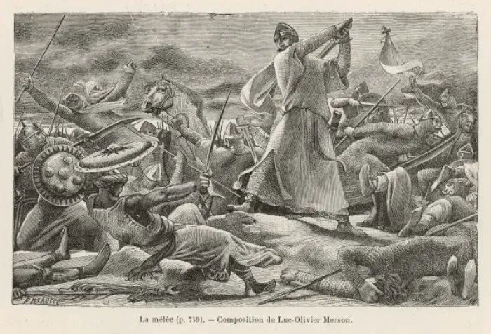 Framed Print : Crusades - a Melee Framed Print : Crusades - a Melee
