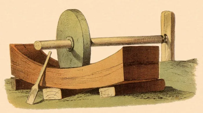 Framed Print : Crushing Device Date: 1880 Framed Print : Crushing Device Date: 1880