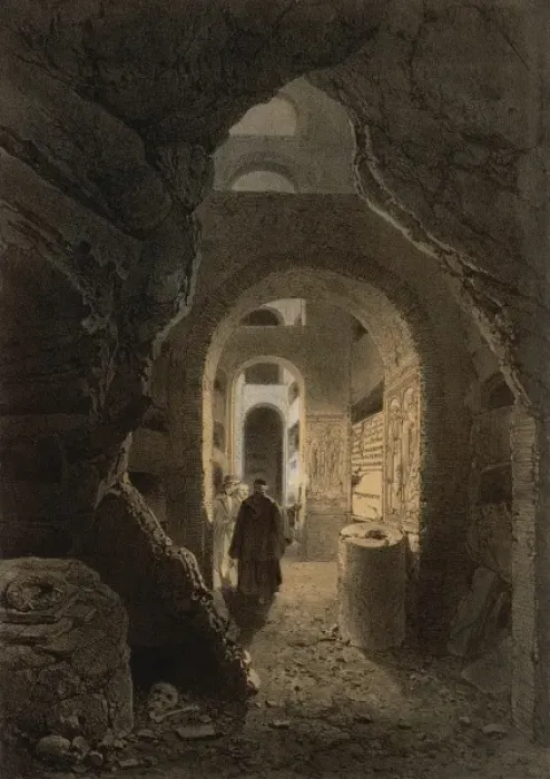 Framed Print : Crypt of S. Cornelio / Rome Framed Print : Crypt of S. Cornelio / Rome