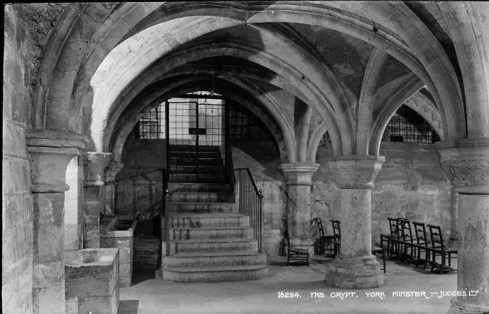 Framed Print : The Crypt of York Minster Framed Print : The Crypt of York Minster