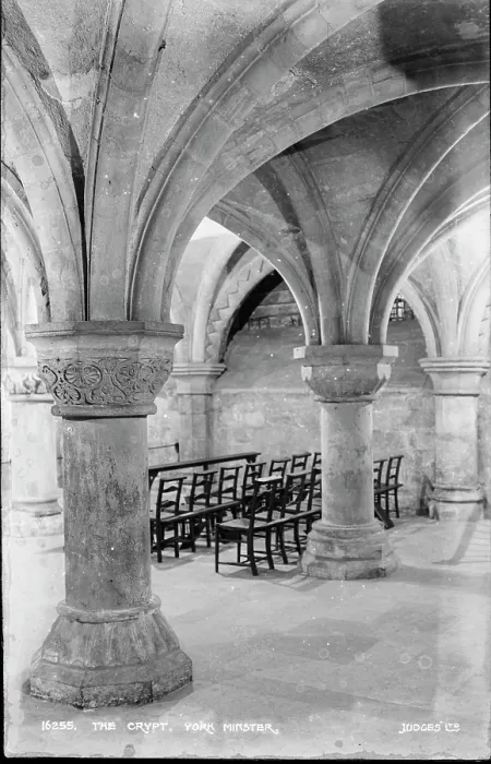 Framed Print : The Crypt of York Minster Framed Print : The Crypt of York Minster