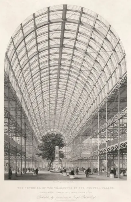 Framed Print : Crys Palace Transept